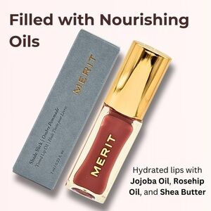 Merit Shade Slick Tinted Lip Oil in the shade Au Naturel ~ New